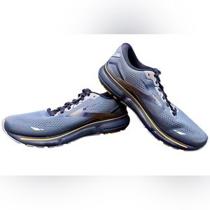 Brooks Ghost 15 Mens 10.5 D Running Shoes Flintstone/Peacoat/Oak